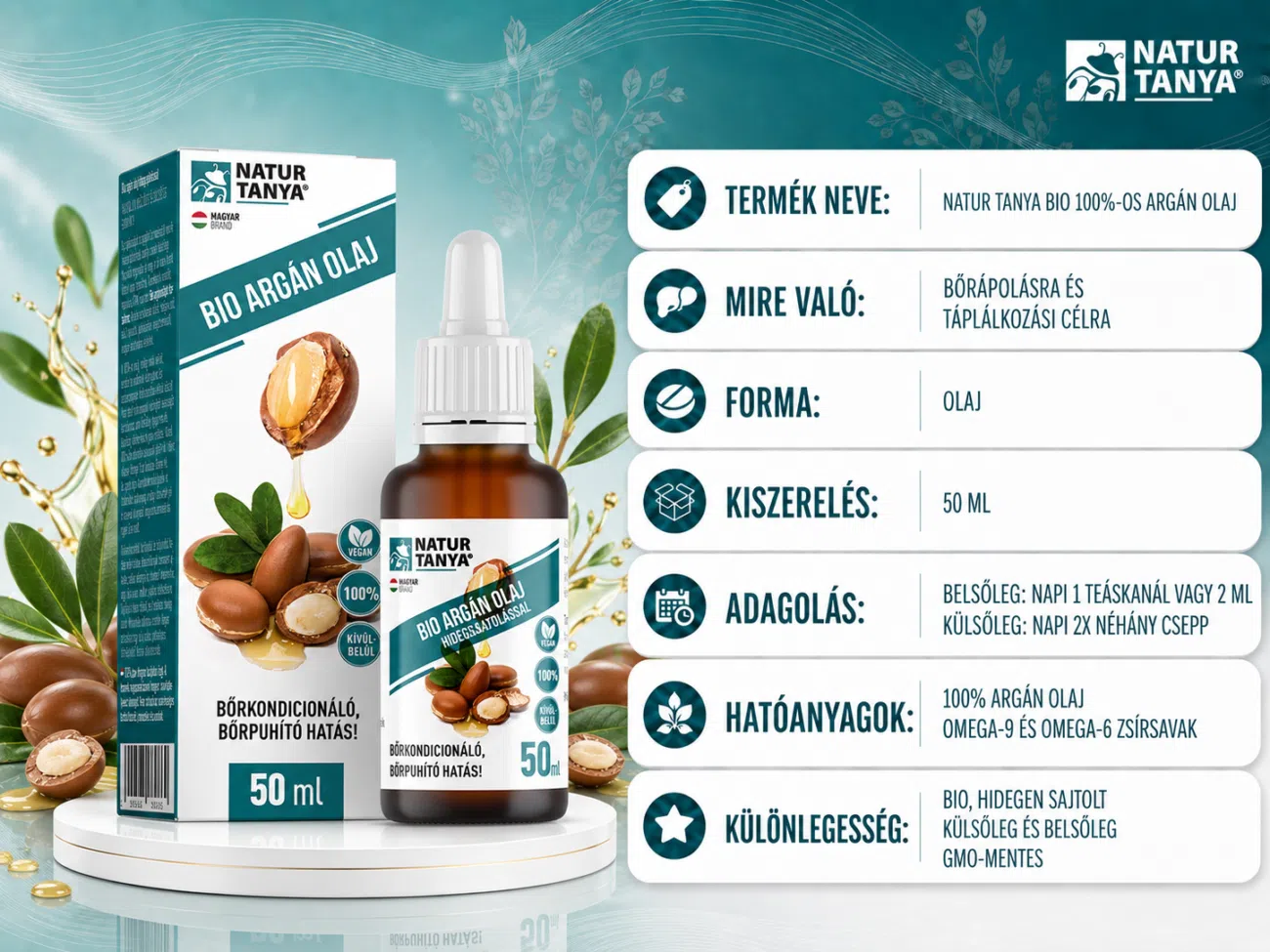 Natur Tanya Bio Argánolaj - 50ml