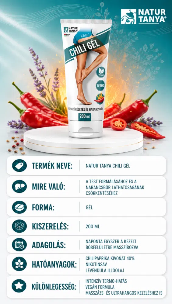 Natur Tanya Chili gél - 200ml