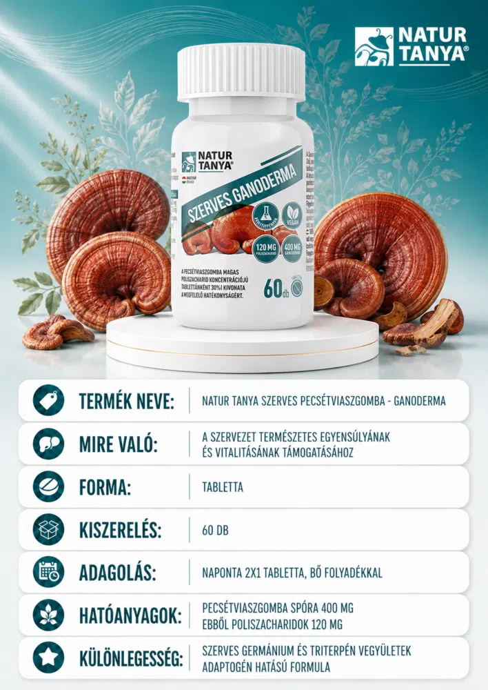 Natur Tanya Szerves Ganoderma tabletta