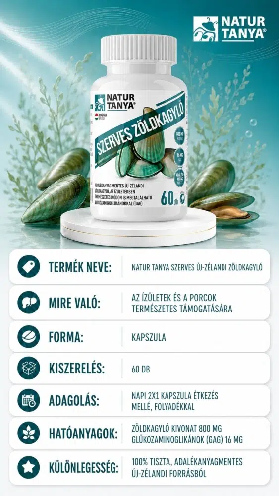 Natur Tanya Szerves Zöldkagyló kapszula