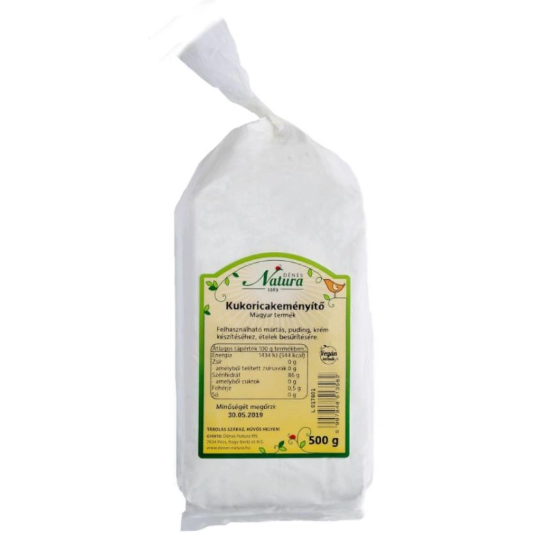 Natura kukoricakeményítő - 500g Natura kukoricakeményítő - 500g