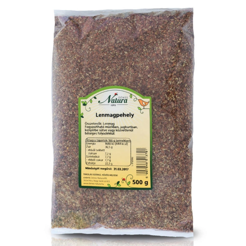 Natura lenmagpehely - 500g Natura lenmagpehely - 500g