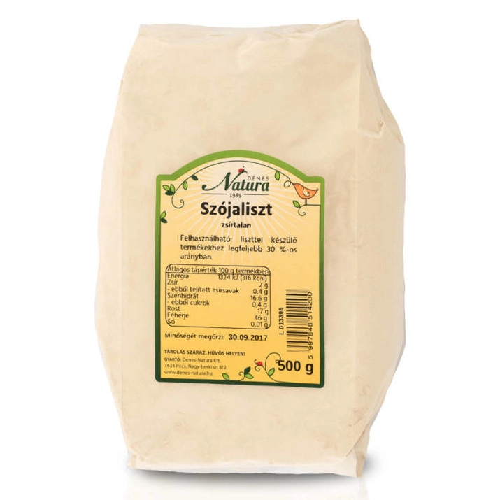Natura szójaliszt zsírtalan - 500g Natura szójaliszt zsírtalan - 500g