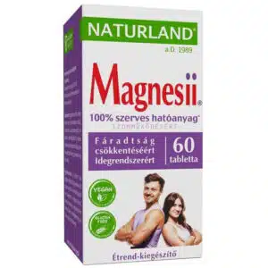Naturland Magnesii - Magnézium tabletta - 60db