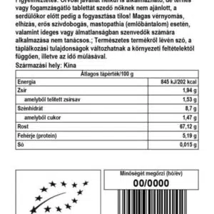 Biomenü Bio Szibériai Ginseng (ginzeng) por - 60g - Image 3