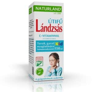 Naturland Lándzsás útifű szirup C-vitaminnal gyerekeknek - 150ml