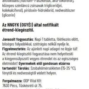Dr. Herz Szerves Magnézium+B6+D3-vitamin tabletta - 60db - Image 3