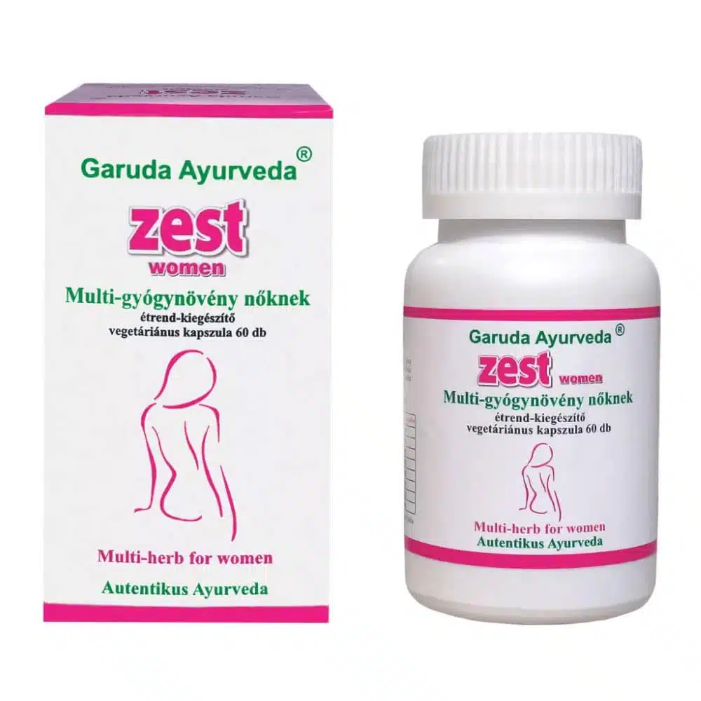 Garuda Ayurveda Zest Women vegetáriánus kapszula - 60db Garuda Ayurveda Zest Women vegetáriánus kapszula - 60db