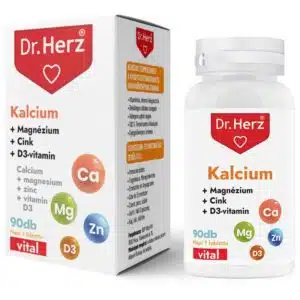 Dr. Herz Kalcium+Magnézium+Cink+D3-vitamin tabletta - 90db