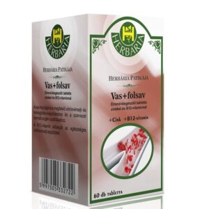Herbária Vas+folsav tabletta - 60db