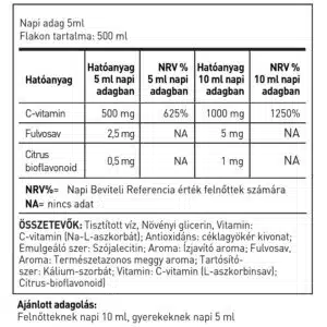 LipoCell C-vitamin ital - 500ml - Image 2 LipoCell C-vitamin ital - 500ml - Image 2