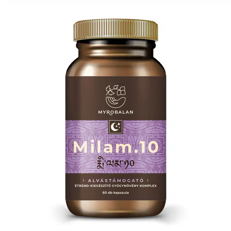 Myrobalan Milam.10 - pihentető alvás kapszula - 60db Myrobalan Milam.10 - pihentető alvás kapszula - 60db