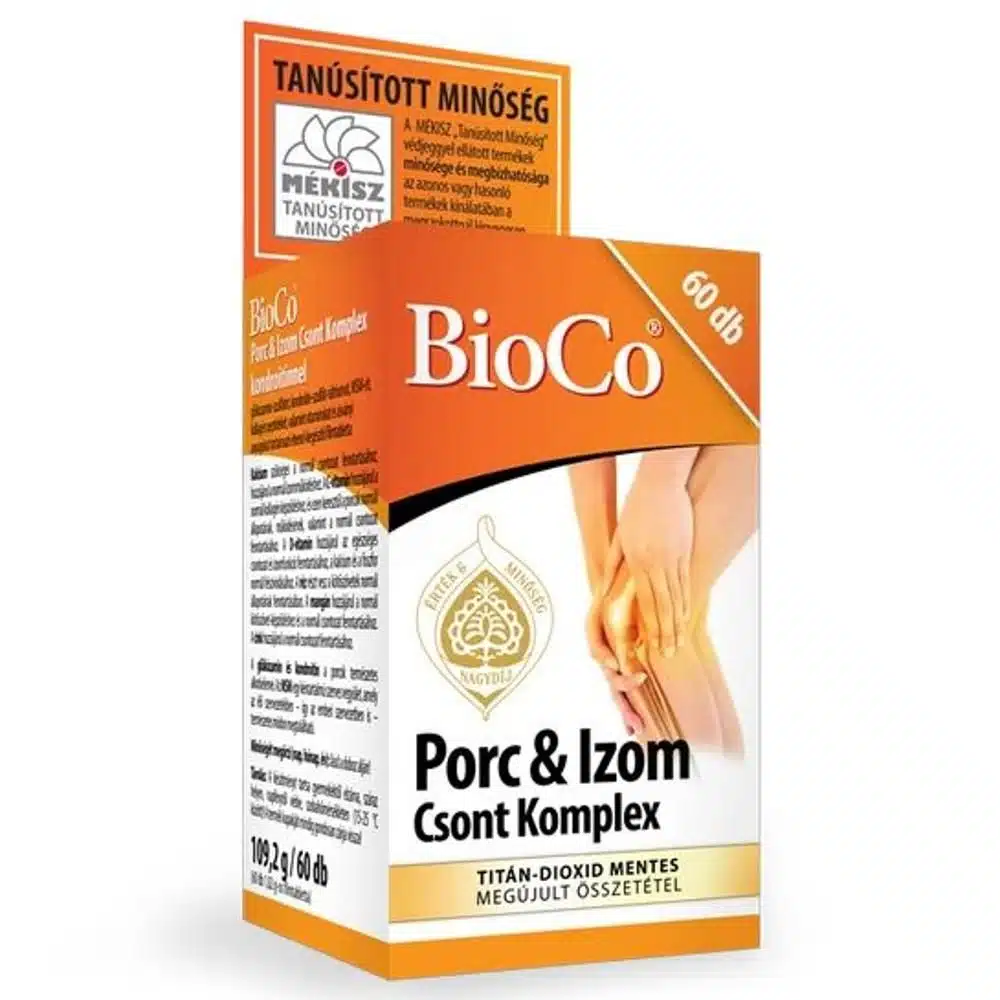 BioCo Porc & Izom Csont Komplex kondroitinnel tabletta - 60db BioCo Porc & Izom Csont Komplex kondroitinnel tabletta - 60db
