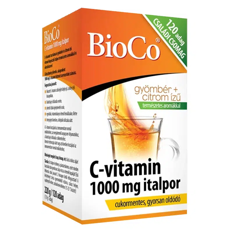 BioCo C vitamin 1000mg italpor - 120 adag BioCo C vitamin 1000mg italpor - 120 adag