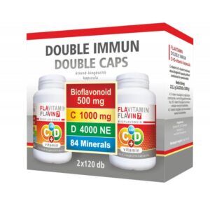 Vita Crystal Flavitamin Double Immun C+D vitamin kapszula – 2x120db