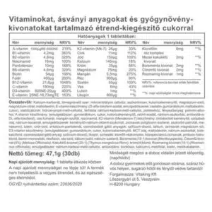 Vitaking Nicovit multivitamin komplex dohányosoknak