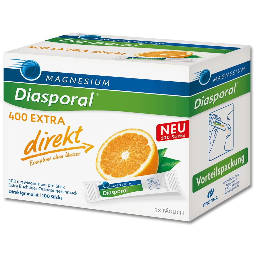Magnesium Diasporal 400 Extra Direkt granulátum - 100 tasak Magnesium Diasporal 400 Extra Direkt granulátum - 100 tasak