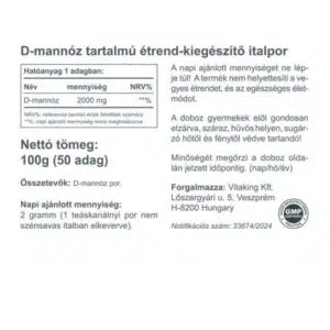 Vitaking D-Mannose por