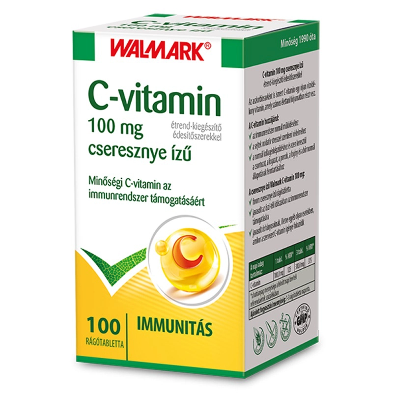 Walmark C-vitamin 100mg cseresznye izu Walmark C-vitamin 100mg cseresznye izu