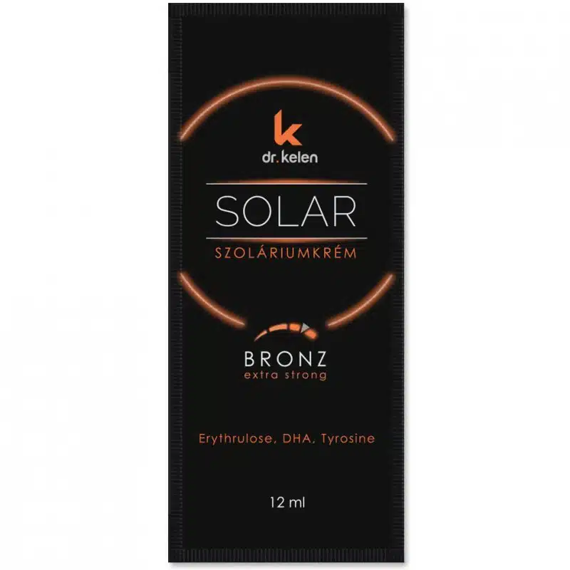 Dr. Kelen Sunsolar bronz 2in1 egy adagos krém - 12ml Dr. Kelen Sunsolar bronz 2in1 egy adagos krém - 12ml