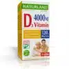 Naturland Prémium D-vitamin 4000NE Forte tabletta - 120db