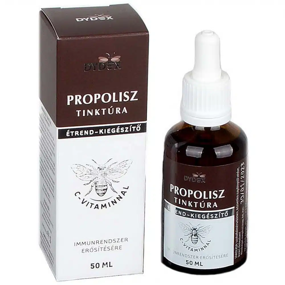 Dydex propolisz tinktúra C-vitaminnal - 50g Dydex propolisz tinktúra C-vitaminnal - 50g