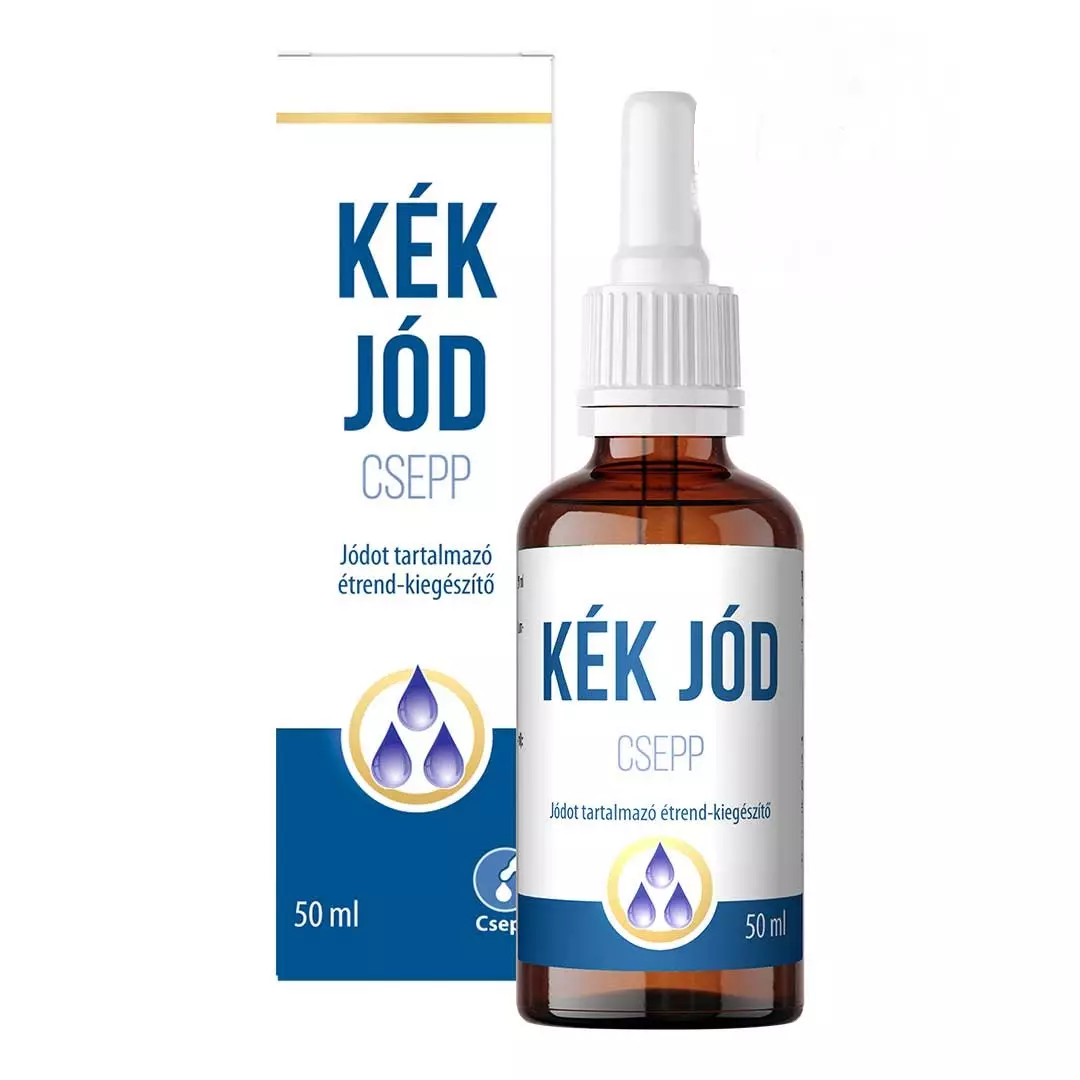 Viva Natura - Green Blood Kék jód csepp - jódot tartalmazó étrend-kiegészítő - 50ml Viva Natura - Green Blood Kék jód csepp - jódot tartalmazó étrend-kiegészítő - 50ml