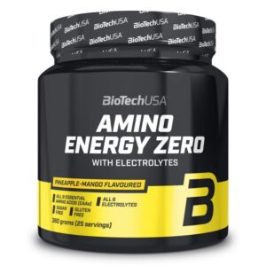 BioTech USA Amino Energy Zero elektrolitokkal ananász-mangó - 360g