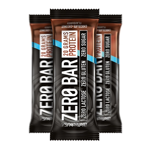 BioTech USA Zero Bar protein szelet csokoládé - kókusz - 50g BioTech USA Zero Bar protein szelet csokoládé - kókusz - 50g