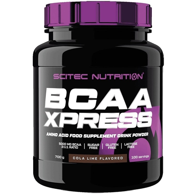 Scitec Nutrition BCAA Xpress kóla-lime italpor - 700g Scitec Nutrition BCAA Xpress kóla-lime italpor - 700g