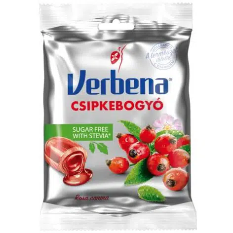 Verbena csipkebogyó light cukorka - 60g Verbena csipkebogyó light cukorka - 60g
