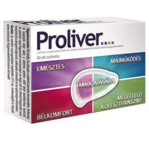 Proliver - máj és emésztés támogató tabletta - 30db