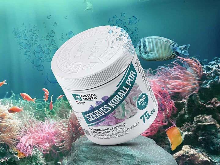 Natur Tanya Szerves okinawai korall por 75 adag - 150g Natur Tanya Szerves okinawai korall por 75 adag - 150g