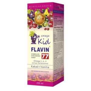 Flavin77 Omega Kid pink szirup - 250ml