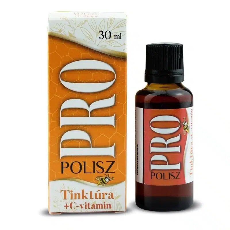 PRO/POLISZ Propolisz tinktúra 1000mg C-vitaminnal - 30ml PRO/POLISZ Propolisz tinktúra 1000mg C-vitaminnal - 30ml