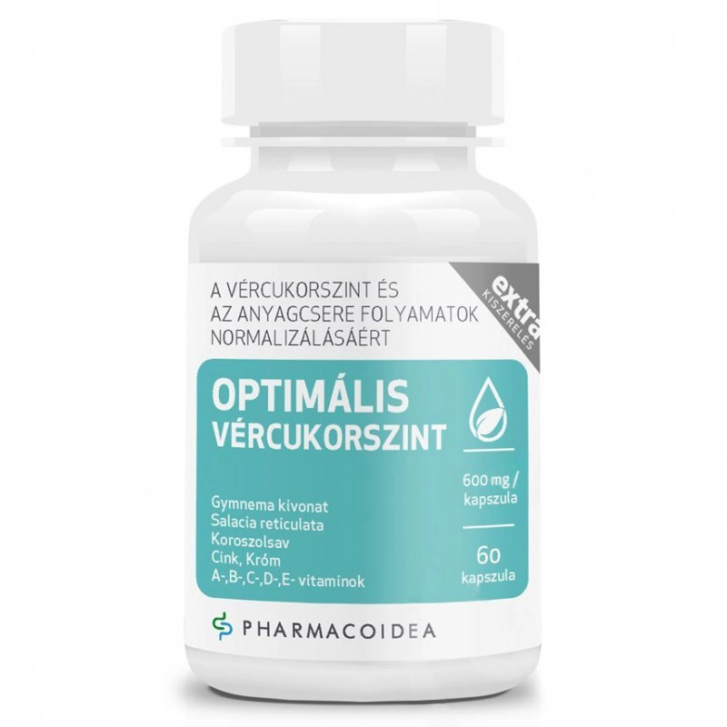 Pharmacoidea Optimális vércukorszint Extra kapszula - 60db Pharmacoidea Optimális vércukorszint Extra kapszula - 60db