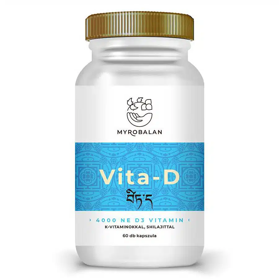 Myrobalan Vita-D 4000NE+K1+K2-vitamin kapszula - 60db Myrobalan Vita-D 4000NE+K1+K2-vitamin kapszula - 60db