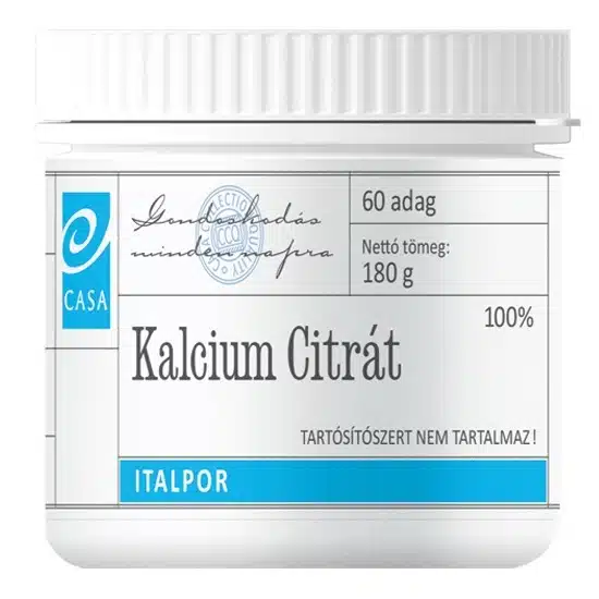 Casa Kálcium Citrát italpor - 180g Casa Kálcium Citrát italpor - 180g