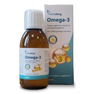 Vitaking Omega-3 citrom ízű csepp - 150ml
