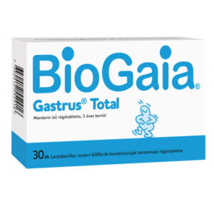 BioGaia Gastrus Total mandarin rágótabletta - 30db
