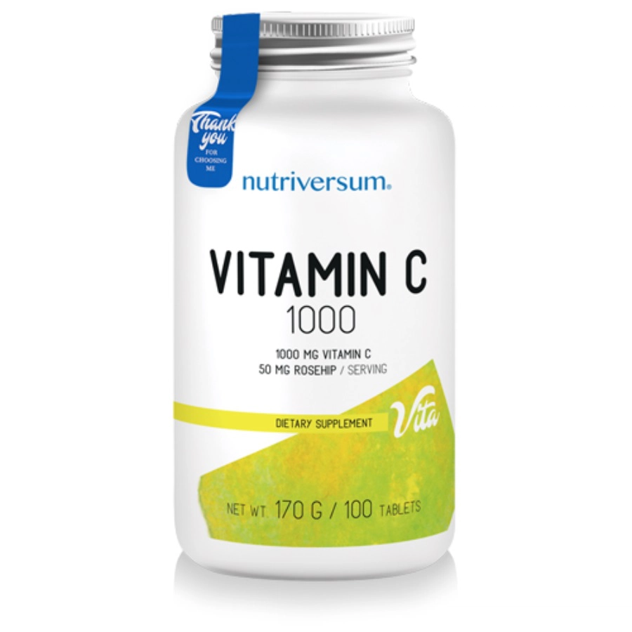 Nutriversum Vitamin C 1000mg tabletta - 100db Nutriversum Vitamin C 1000mg tabletta - 100db