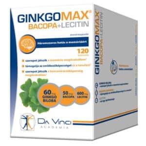 GinkgoMax Bakopa+Lecitin kapszula - 120db