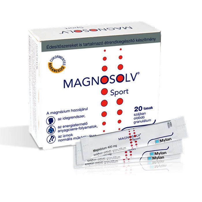 Magnosolv Sport 400mg granulátum - 20 tasak Magnosolv Sport 400mg granulátum - 20 tasak