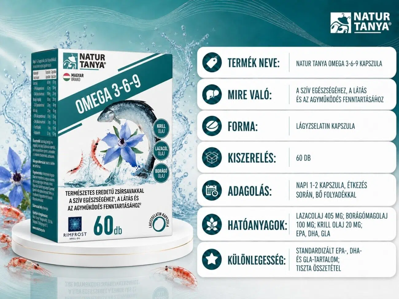 Natur Tanya Omega 3-6-9 kapszula
