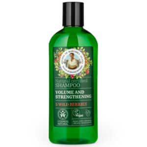 Babushka Agafia Erősítő és volumennövelő sampon 5-féle vadon termő bogyóval - 260ml