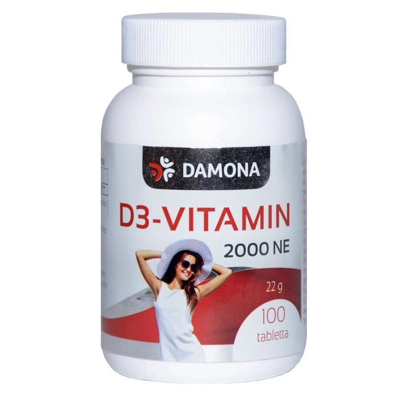 Damona D3-vitamin tabletta - 100db Damona D3-vitamin tabletta - 100db