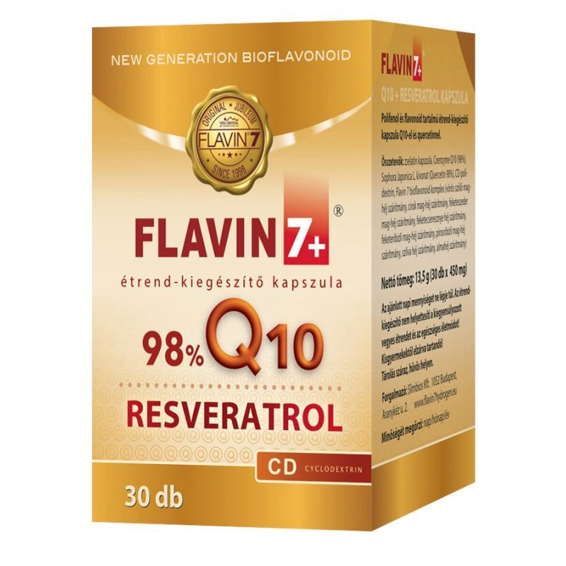 Flavin7 Q10 + Resveratrol kapszula - 30db Flavin7 Q10 + Resveratrol kapszula - 30db