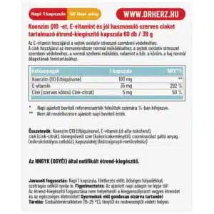 Dr. Herz Koenzim Q10 Ubiquinone 100mg kapszula