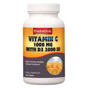 Pharmekal C+D C-vitamin 1000mg + D3-vitamin 2000 IU tabletta - 350db