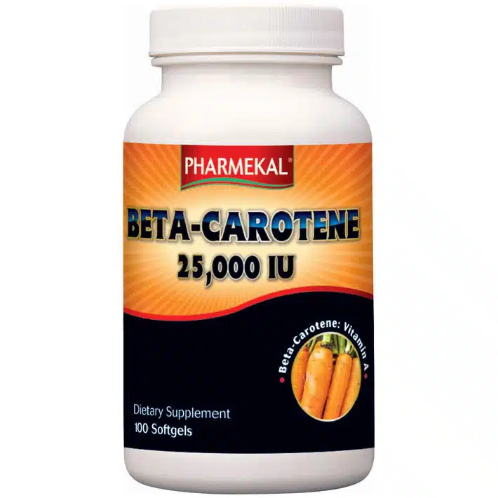 Pharmekal Béta-karotin 25.000 IU gélkapszula - 100db Pharmekal Béta-karotin 25.000 IU gélkapszula - 100db